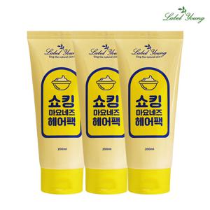 [2+1]쇼킹헤어팩 200ml 미용실 단백질 트리트먼트 클리닉 푸석모발 윤기케어