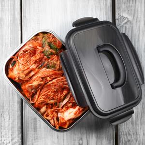스텐 304 3.8L 푸드서버 밀폐용기 김치통 반찬통