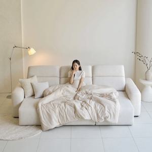 한샘몰pick 보니애 보이저 블리넌 패브릭 2세대 4인용 슬라이딩 리클라이너 소파
