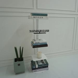 철제 스탠드 북선반 북타워 4단