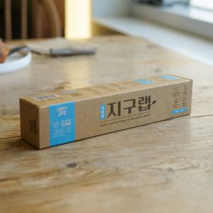 지구랩 컴팩트 1개 + 일반형(20cm) 1개 세트 생분해 위생랩 비닐랩