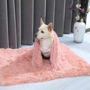 폭싹 장모 애견 담요 강아지 고양이 이불