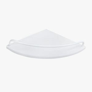 인조대리석 코너선반 백색 욕실 화장실 삼각 틈새 정리 수납 모서리