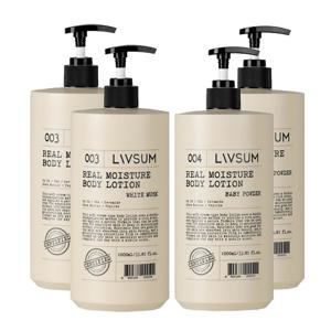 리얼퍼퓸 바디로션 1,000ml ( 베이비파우더2개 + 화이트머스크2개 )