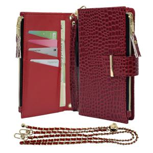 갤럭시 퀀텀6 케이스 가더 크로커 가죽 지퍼형 지갑 다이어리 A566