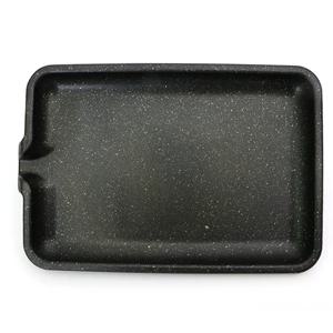 두꺼운 주물 모던 사각 불판 7.5mm(대)  고기불판 고기구이판  가정용 업소용