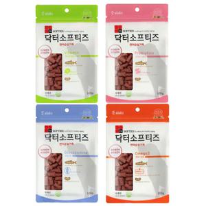 닥터소프티즈 100g 4개 4종혼합 국내산 애견간식