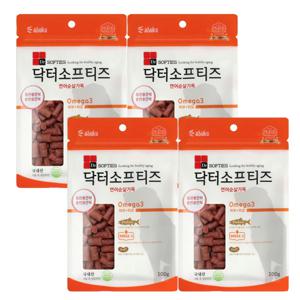 닥터소프티즈 오메가3 100g 4개 피부모질 애견간식