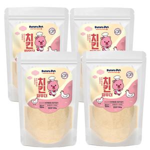 뽀로로펫 동결건조 치킨파우더 130g x4개 캣독겸용
