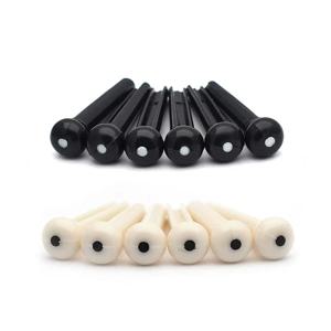 통기타 어쿠스틱기타 도트무늬 브릿지핀 포크핀 6pcs