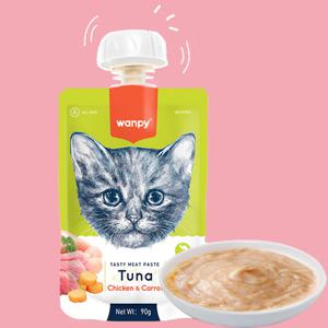완피 미트 페이스트 참치당근 90g 대용량 고양이간식