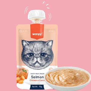 완피 미트 페이스트 연어당근 90g 대용량 고양이간식