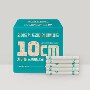10cm 프리미엄 와이드형 배변패드,대형,30매입,1팩