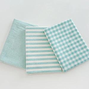 패키지원단 1/2마 패키지 멜란지 선염 워싱 아쿠아 3종