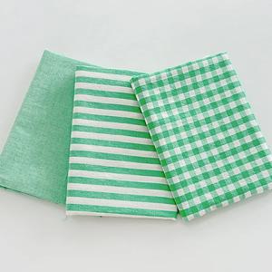 패키지원단 1/2마 패키지 멜란지 선염 워싱 프레쉬그린 3종