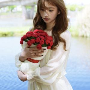 장미 꽃다발 담요 무릎담요 선물 여자친구 이벤트 꽃담요 이불 완성품