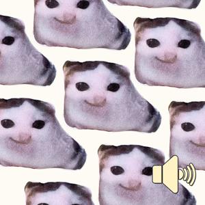 소리나는 화난고양이 키링 인형 sns 밈 사운드 키홀더
