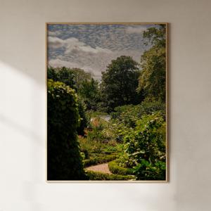 Garden air 여름의 정오 풍경 숲 인테리어포스터 A3액자 거실그림