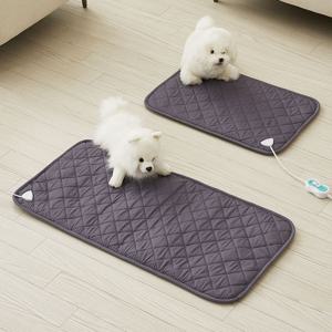 카본 탄소 강아지 고양이 전기방석 딥그레이 2size