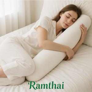 프리미엄 통기성 쿠션감 라텍스 바디필로우 원형 롱쿠션