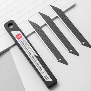 델리 블랙 30도 커터날 칼 리필 소형 10개입