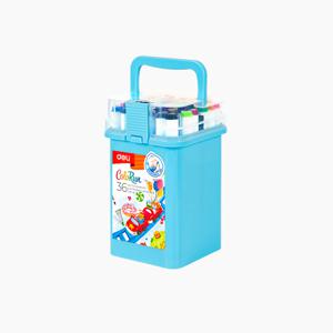델리 워셔블 수성 슬림 삼각 트윈 마카펜 36색 세트