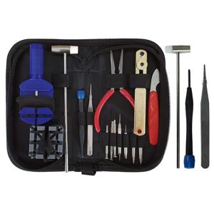 시계 수리 공구 16P 셀프 시계수리 공구세트 뚜껑 시계줄수리 줄교체 약교체