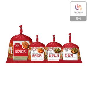 종가선물세트 1호 (아삭개운 포기김치+총각김치+열무김치+파김치)
