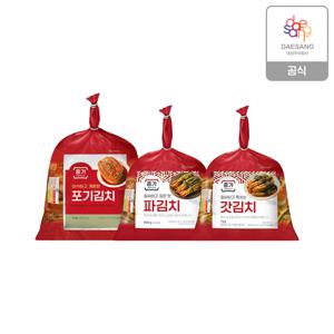 종가선물세트 2호 (아삭개운 포기김치+파김치+갓김치)