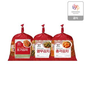 종가선물세트 3호 (아삭개운 포기김치+열무김치+총각김치)