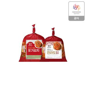 종가선물세트 4호 (아삭개운 포기김치+전라도 포기김치)