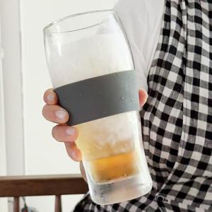 유리 얼음 맥주잔1p