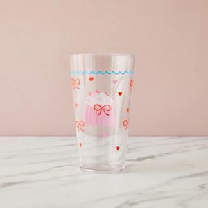 어텀러브 아크릴 빅텀블러600ML 레드리본