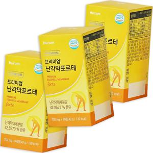 프리미엄 난각막 포르테 울금 NAG 해조칼슘 배합 60정 3팩