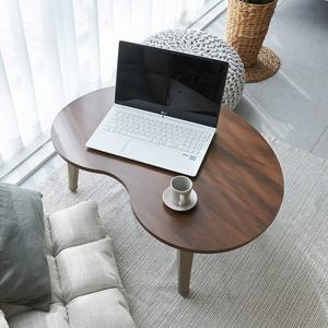 국산 접이식테이블 LPM 초콜릿월넛 피넛 6단 라운드 밥상 집들이상 800