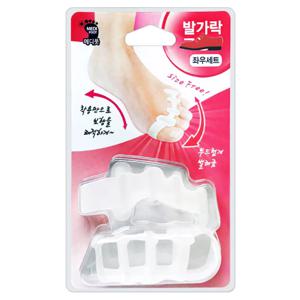 메디풋 실리콘 발가락 링 보호대 좌우 1세트 스트레칭 벌리개