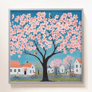 인테리어 소품 예쁜 풍경 그림 액자 풍경_07 (매트실버 프레임)