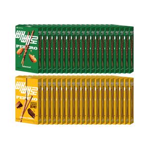 아몬드 빼빼로 32gx20개+누드 초코필드 빼빼로x45g 20개
