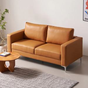 데이 포켓스프링 에어홀 실리콘 가죽 소파 3인용