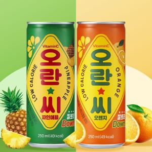 오란씨 (파인애플/오렌지) 250ml x 30캔 음료수 탄산음료