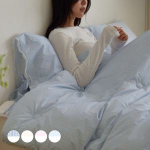 NEW퓨어베일 워시드 순면 모달 레이스 양면 차렵이불세트 SS/Q/K 4color