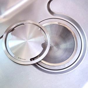 씽크대 배수구망 스텐 304 싱크대 거름망 + 커버 세트