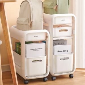 트롤리 이동식 간식 디저트 카트 조리대 주방 미용 웨건 슬라이딩 2단 3단