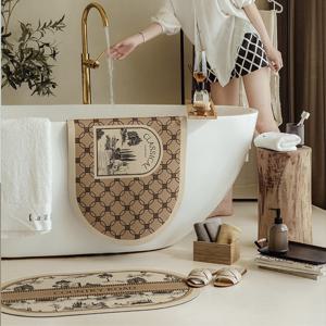 클래식 앤틱 규조토 발매트 욕실 주방 매트 현관 감성 인테리어 미끄럼방지 빠른흡수 세탁가능