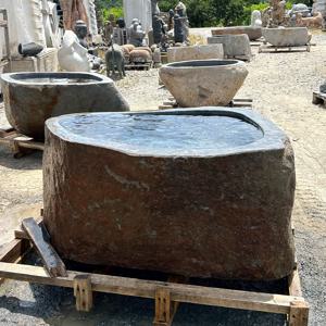 대형 수반 강돌 물확 돌확 정원 욕조 / 120cm  x 85cm  x 54cm