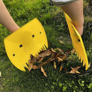 양손 낙엽 갈퀴 정원 잔디 벌초 나뭇잎 청소 원예용 DD-13238