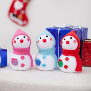 1+1 / 크리스마스 눈사람 인형 트리 장식 큐빅 16cm 꾸미기 소품 용품 키링