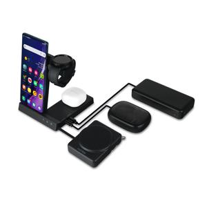 6 in 1 애플워치 갤럭시워치 에어팟 버즈 무선충전기 NV184-MWC10