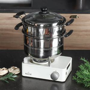 센싱 IH 인덕션용 스텐 3단 만두찜기 찜냄비 찜솥 3size