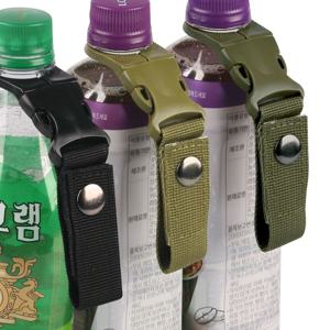휴대용 물병걸이 등산 낚시 물통홀더 물통걸이 음료걸이 스트랩 고리 거치대